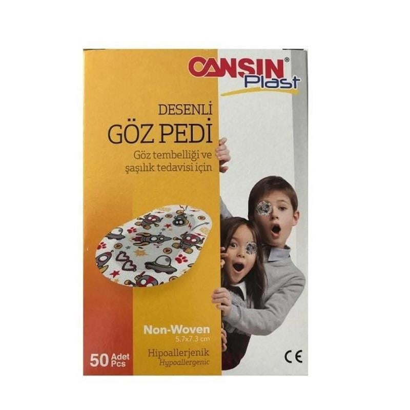 Cansın Cansın Plast Göz Pedi Desenli 50'li