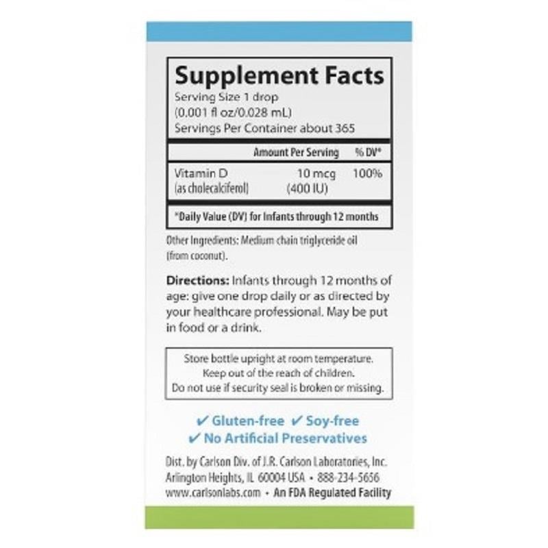 Carlson Carlson Kid's Super Daily D3 Damla 10,3 ml