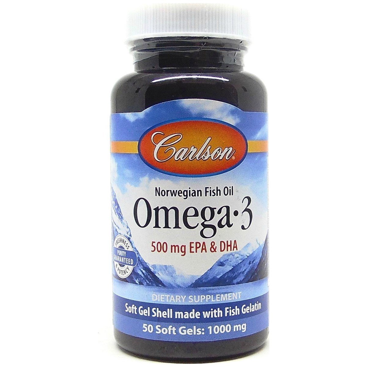 CarlsonCarlson Fish Oil Omega 3 1000Mg Balık Yağı 50 Kapsül