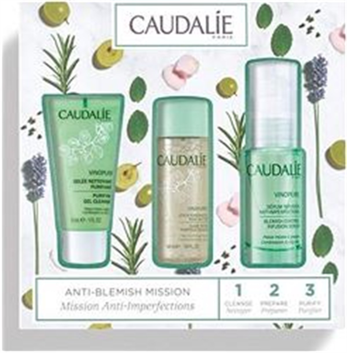 CaudalieCaudalie Vinopure Serum Set ( Kızarıklık Karşıtı Serum & Arındırıcı Temizleme Jeli & Arındırıcı Toni