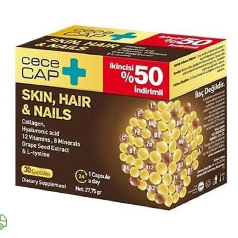 Cececap Cececap 30 Kapsül - İkincisi % 50 İndirimli