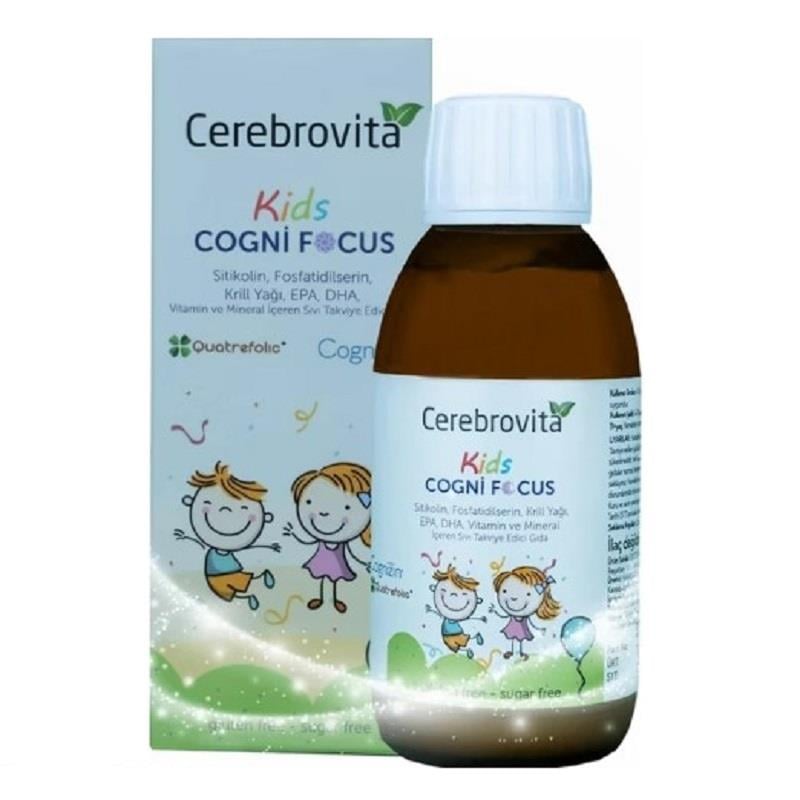 Cerebrovita Cerebrovita Kids Cogni Focus Şurup 150 ml