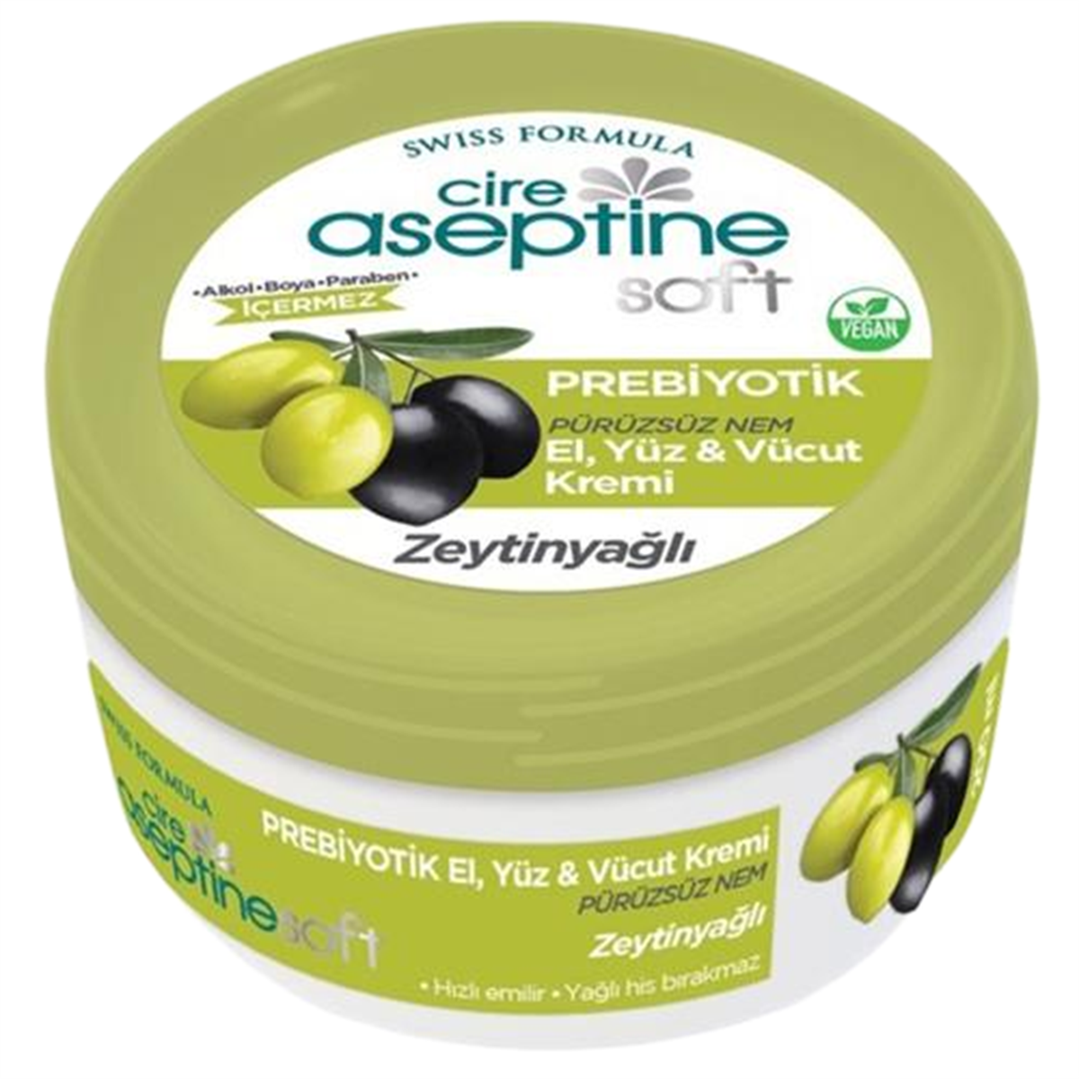 Cire Aseptine Cire Aseptine Soft Zeytinyağlı Özlü Prebiyotik Krem 200 ml