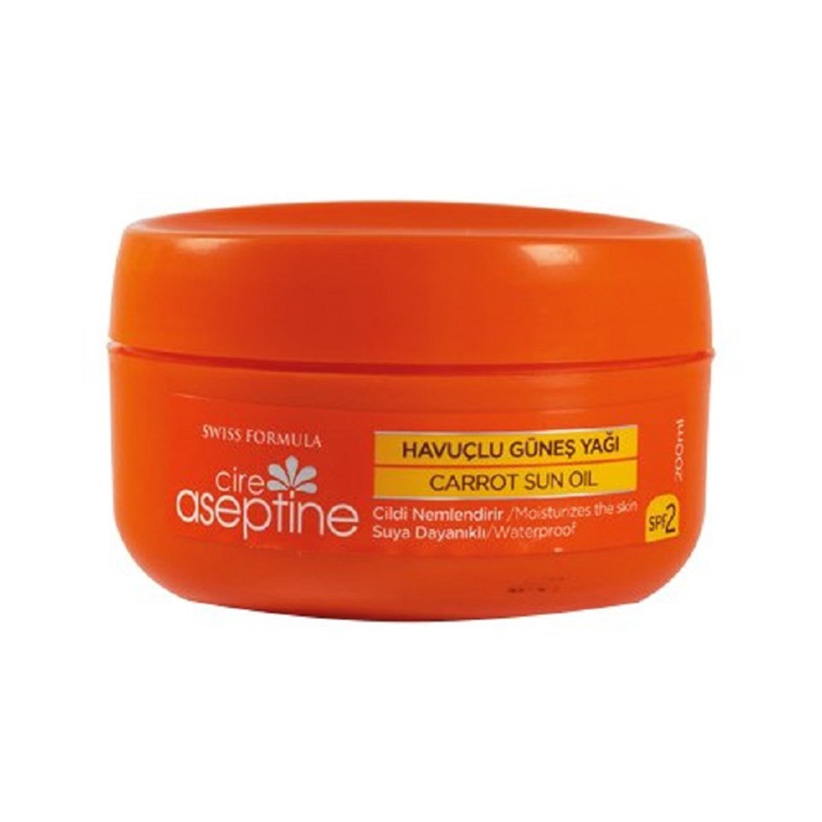 Cire Aseptine Cire Aseptine Sun Havuç Yağı Vazo 200 ml