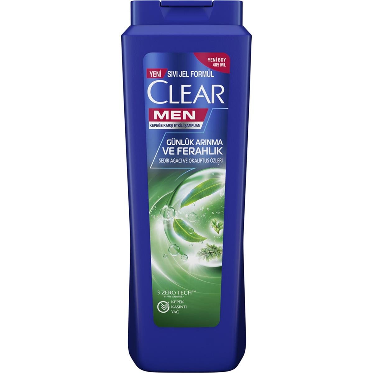 Clear Men Clear Men Kepeğe Karşı Etkili Günlük Arınma ve Ferahlık Şampuan 485 ml