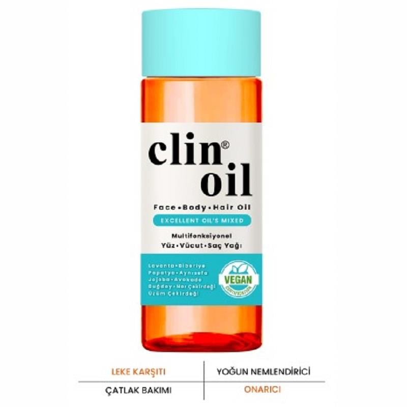 Clin Oil Clin Oil Yüz Vücüt ve Saç İçin Yağ 100 ml