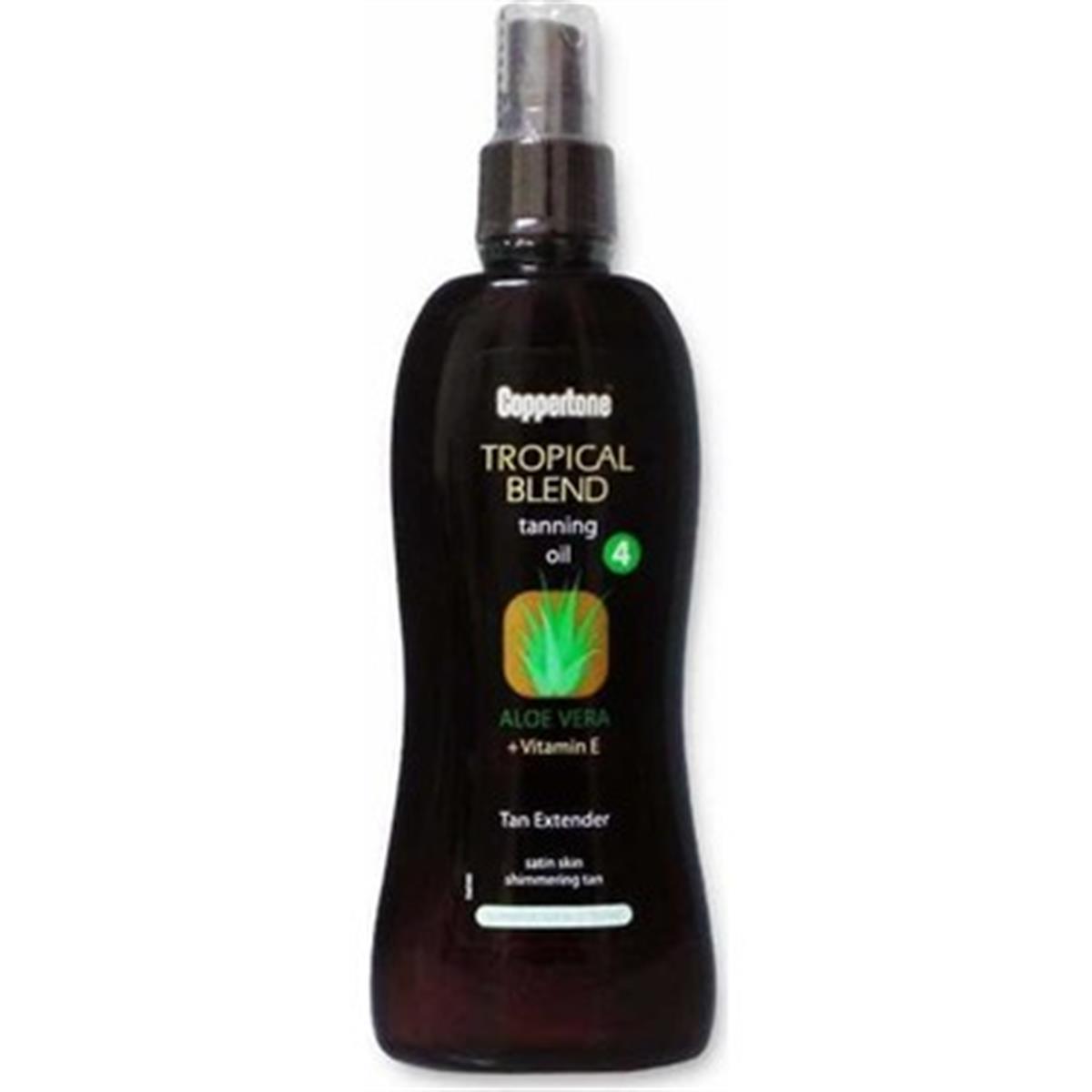 Coppertone Coppertone Aloe Veralı Yoğun Bronzlaştırıcı Güneş Yağı 200 ml