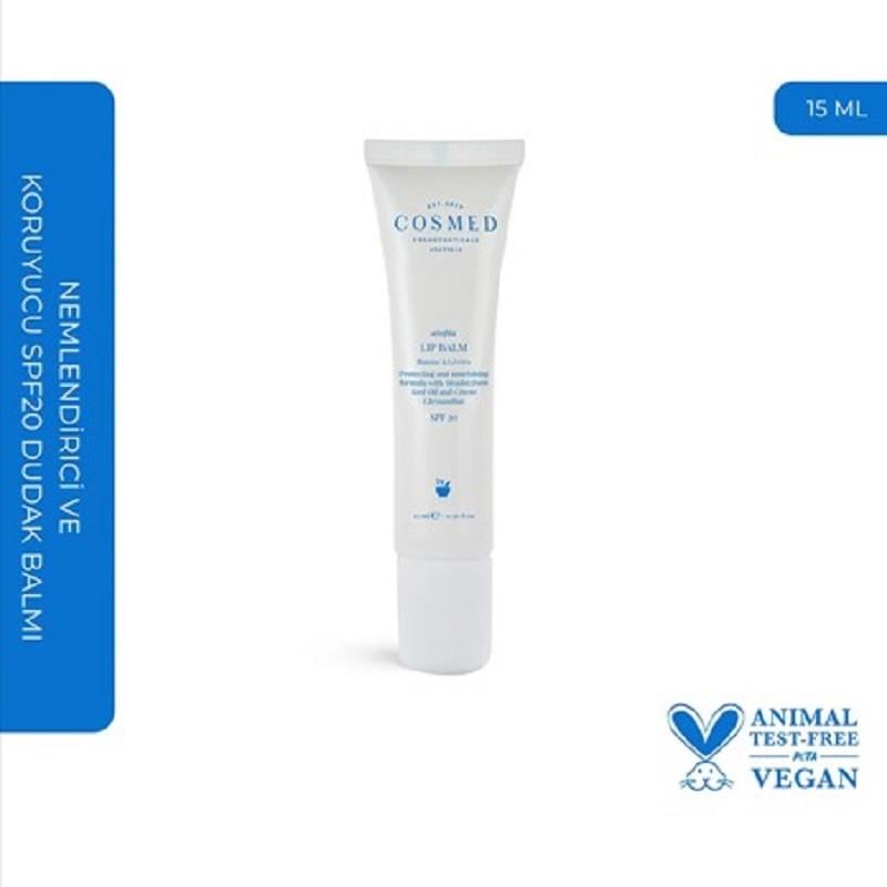 Cosmed Cosmed Atopia Lip Balm - Nemlendirici ve Koruyucu Dudak Balmı SPF20 15 ml