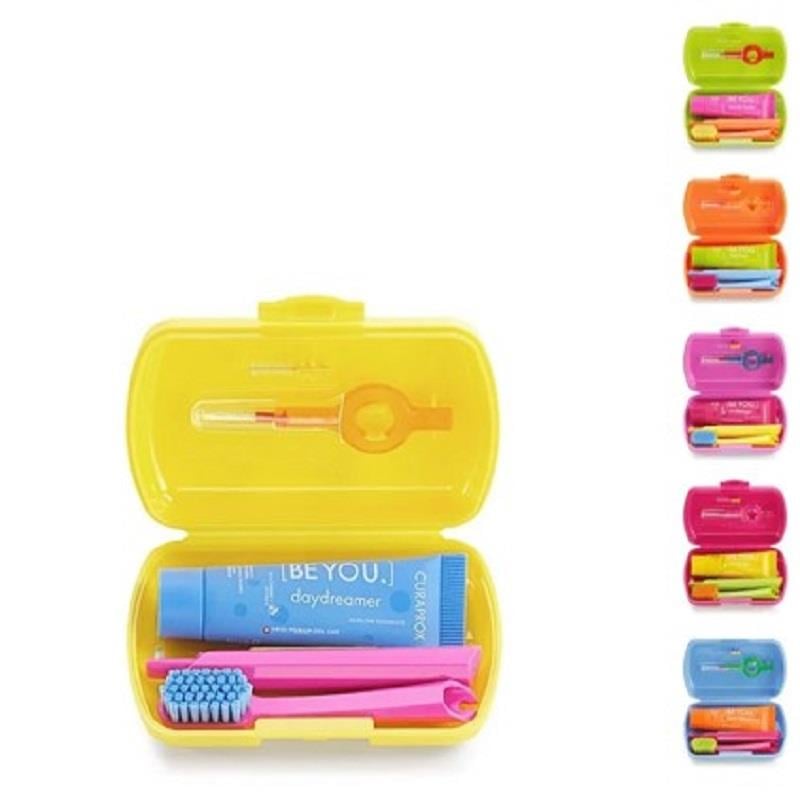 Curaprox Curaprox Travel Set (Diş Fırçası+ Diş Macunu + Diş Arası Fırçası)