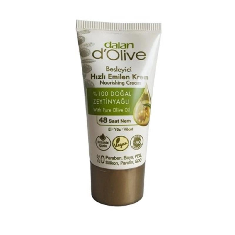 Dalan Dalan Dolive Krem Mini Zeytinyağlı Hızlı Emilen Tüp 20 ml