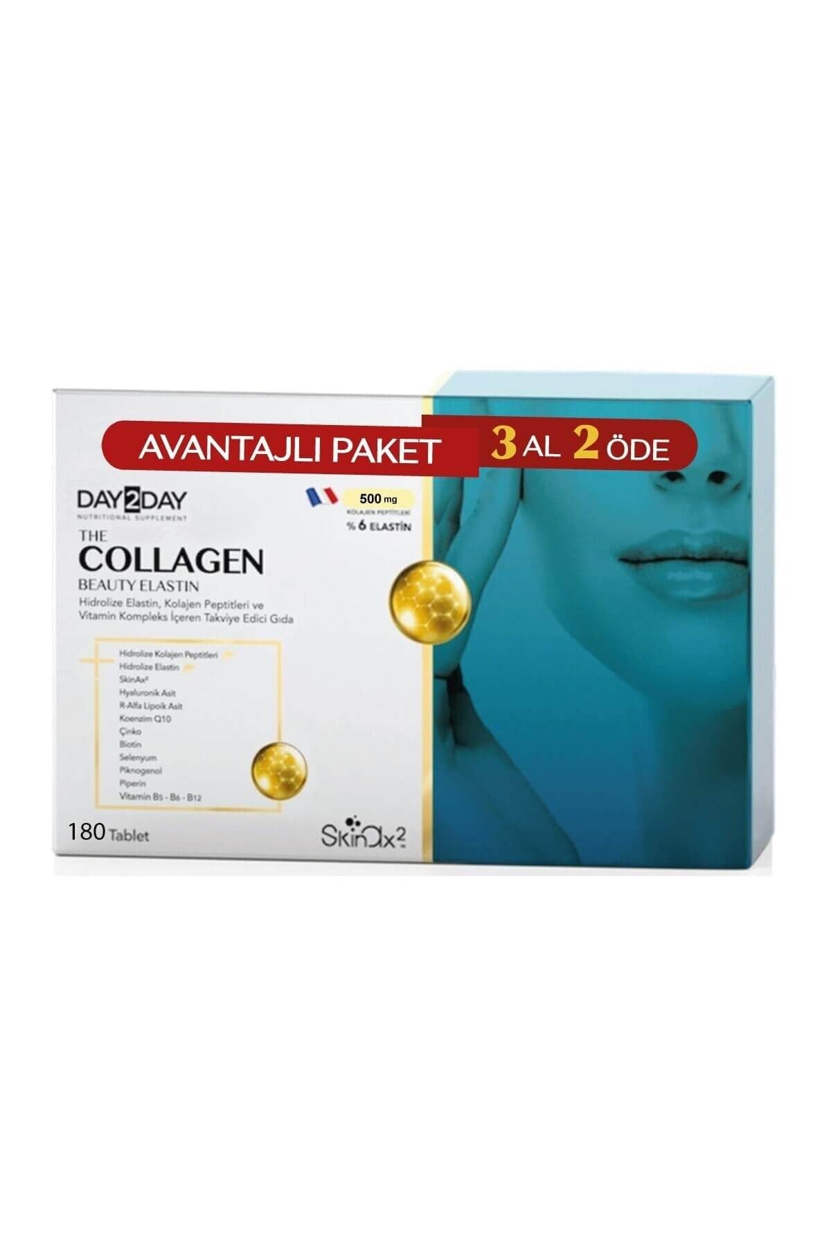 Day2Day Day 2 Day Elastin 180 Tablet - 3 Al 2 Öde