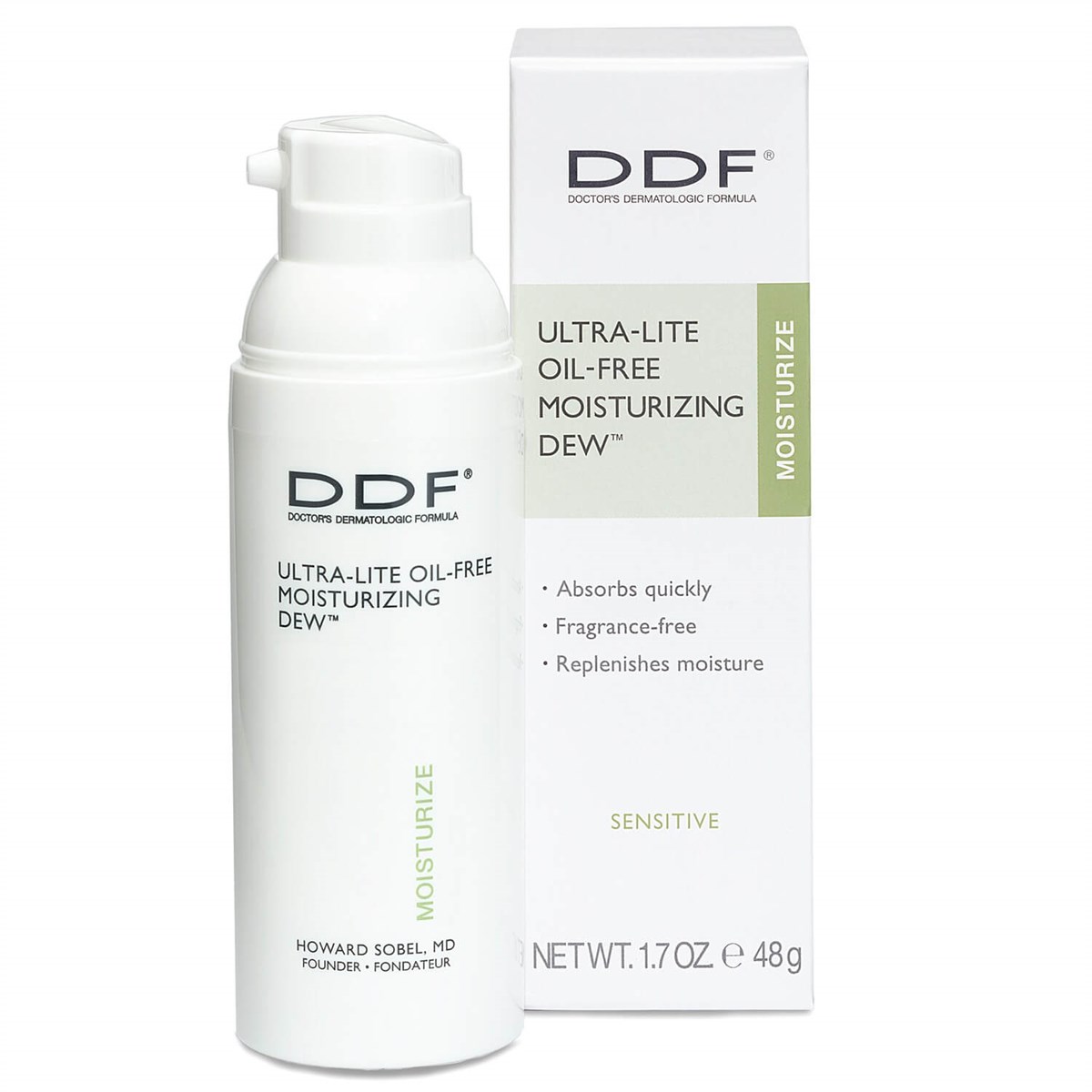 DDF DDF Ultra Lite Oil Free Moisturizing Dew 48gr - Hassas Yağlı Ciltler İçin Nemlendirici