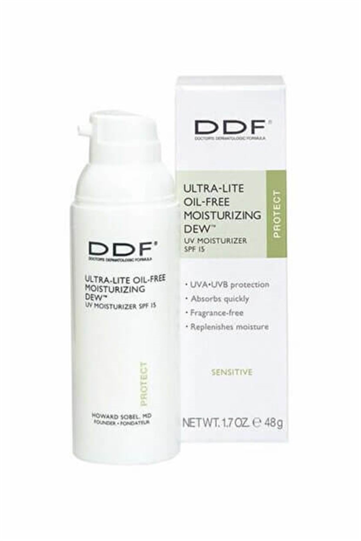 DDF DDF Ultra Lite Oil Free Moisturizing Dew SPF15 48 gr - Güneş Korumalı Nemlendirici