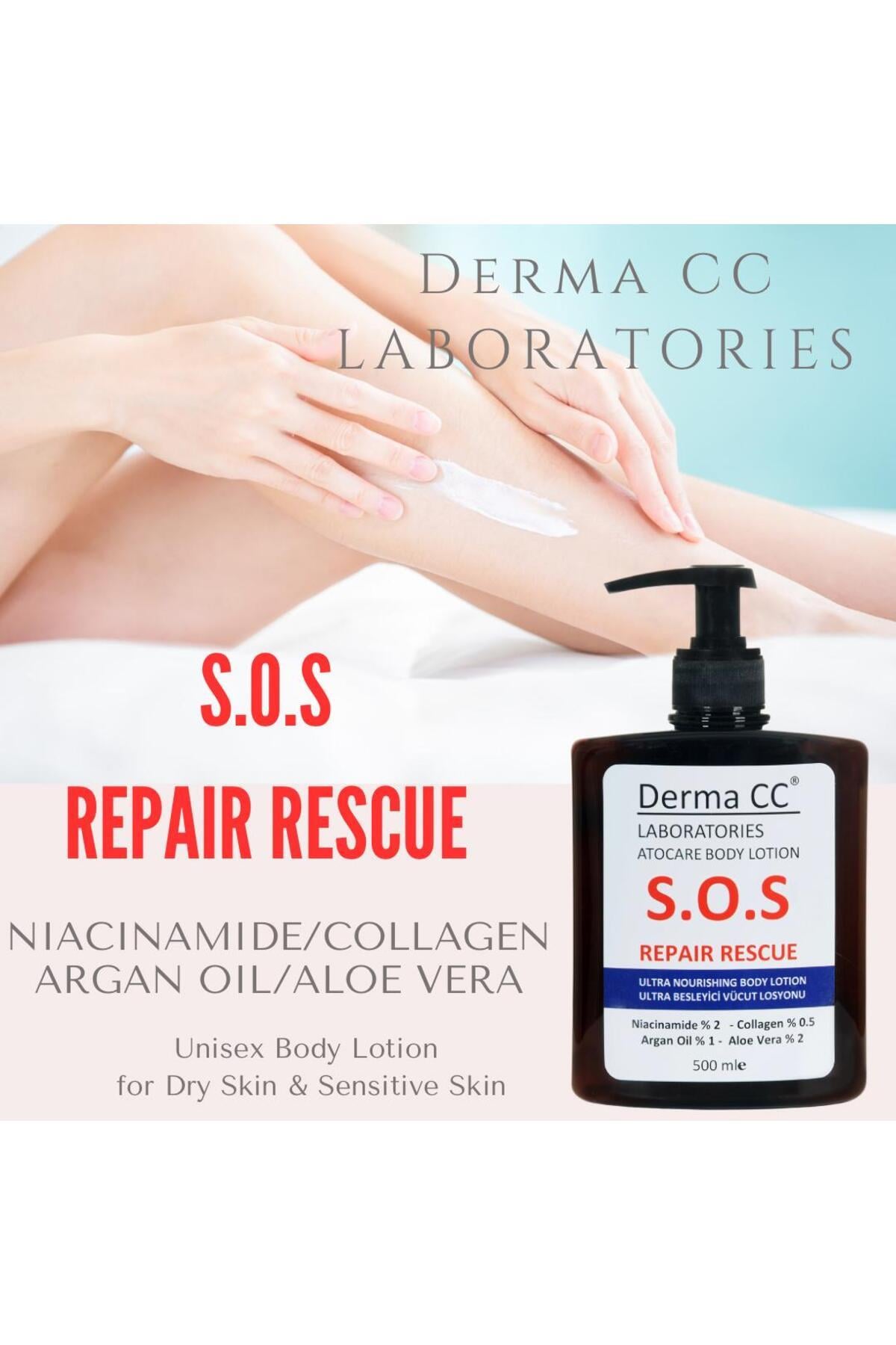 Derma CC Laboratories Derma CC Laboratories S.O.S Ultra Besleyici Vücut Losyonu 200 ml