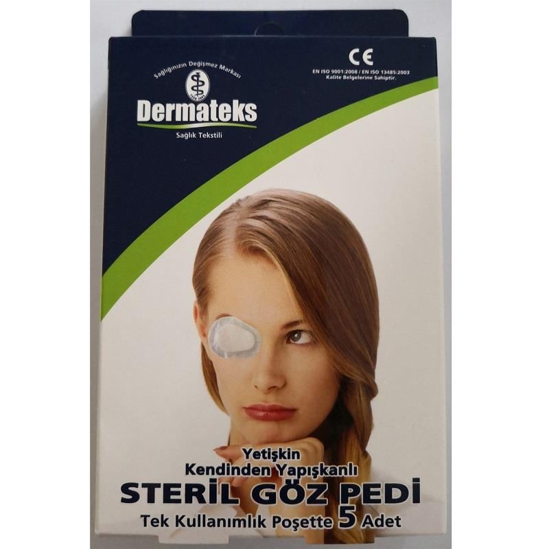 Dermateks Dermateks Steril Göz Pedi Yetişkin 5'li