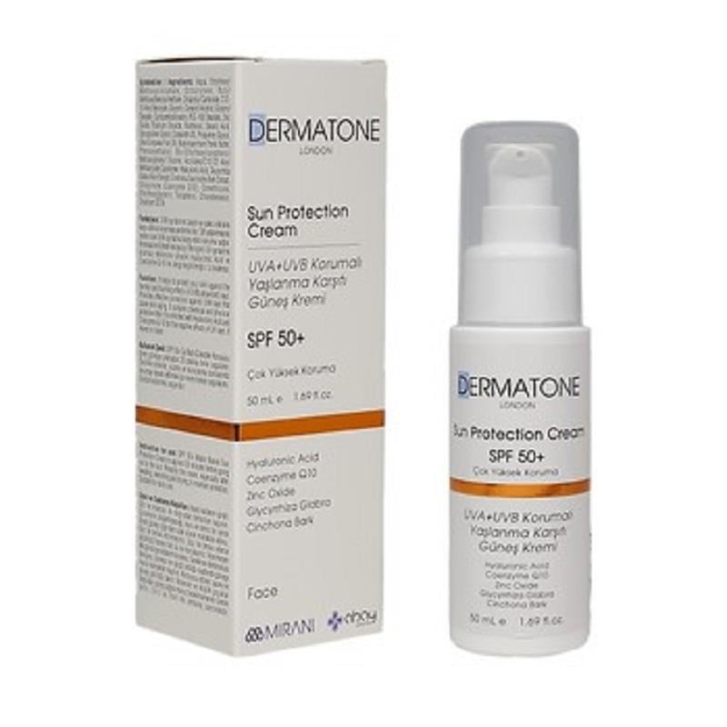 Dermatone Dermatone Sun Protection Cream SPF50+ UVA + UVB Korumalı Yaşlanma Karşıtı Güneş Kremi 50 ml