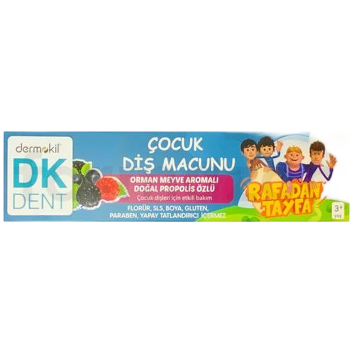 Dermokil Dermokil Dk Dent Rafadan Tayfa Orman Meyve Aromalı Vegan Çocuk Diş Macunu 50 ml