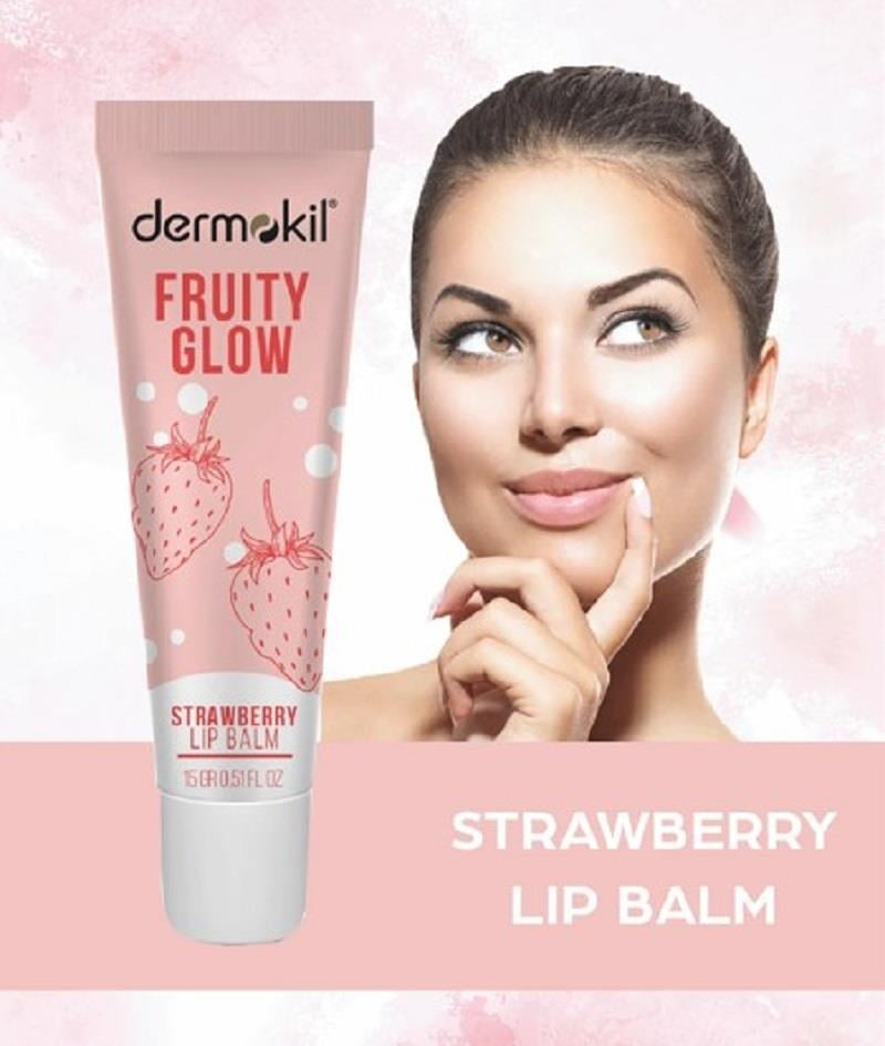 Dermokil Dermokil Fruity Glow Çilek Lip Balm 15 ml