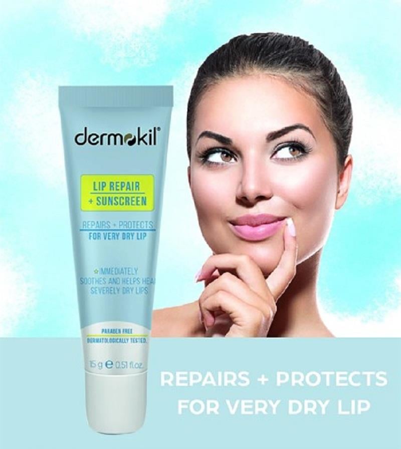 Dermokil Dermokil Repair & Sunscreen Lip Balm 15 ml