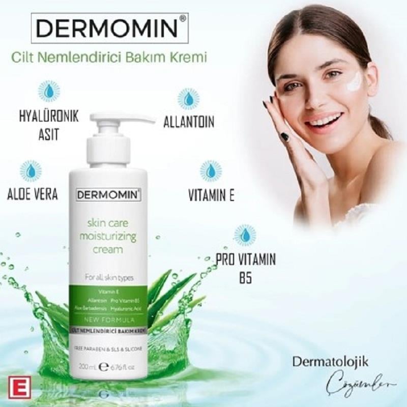 Dermomin Dermomin Cilt Nemlendirici Bakım Kremi 200 ml