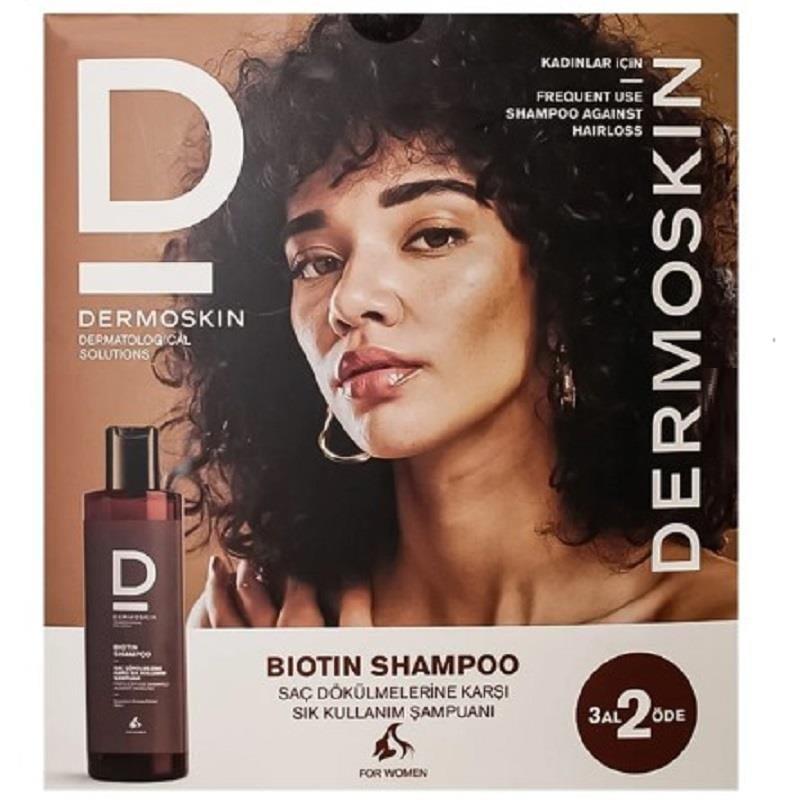 Dermoskin Dermoskin Biotin Şampuan Saç Dökülmesine Karşı Kadın 200 ml - 3 Al 2 Öde