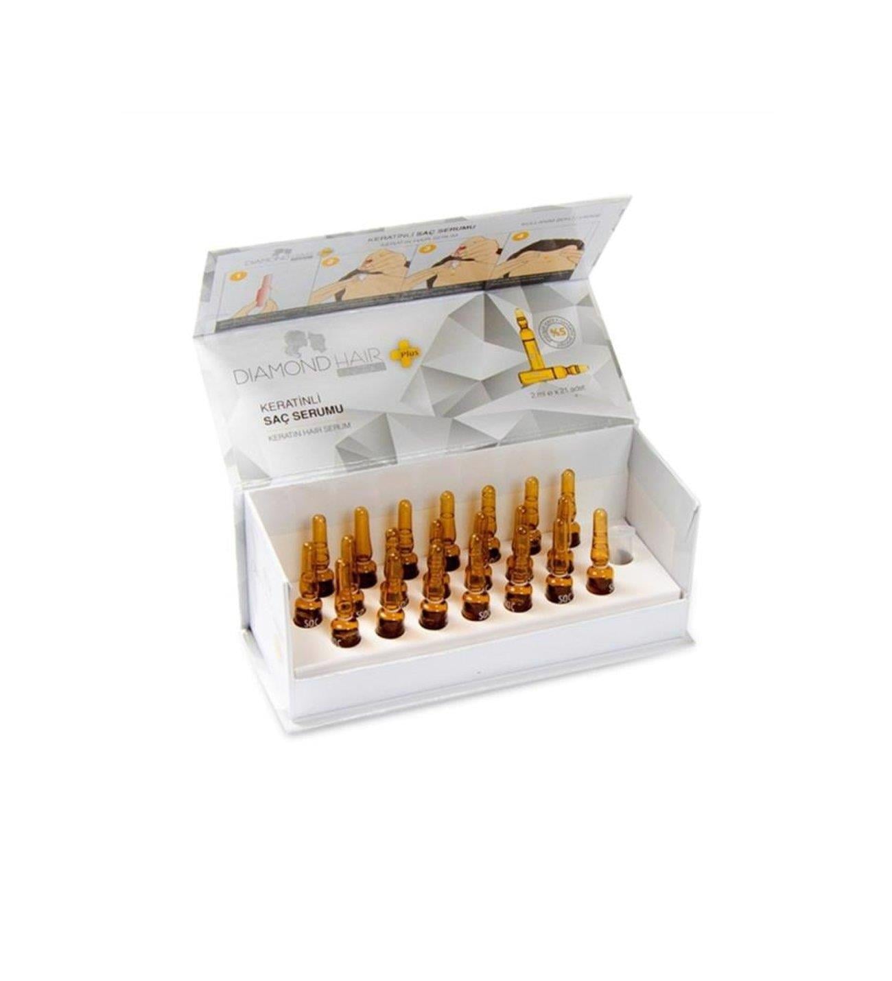 Diamond Diamond Hair Keratinli Saç Serumu 21 x 2 ml