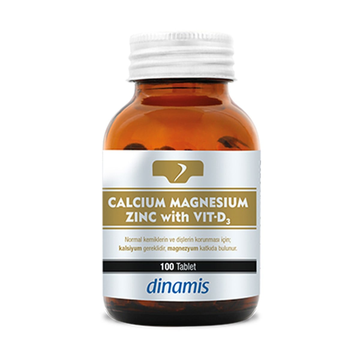 Dinamis Dinamis Calcium Magnesium Zinc & Vit-D3 100 Tablet