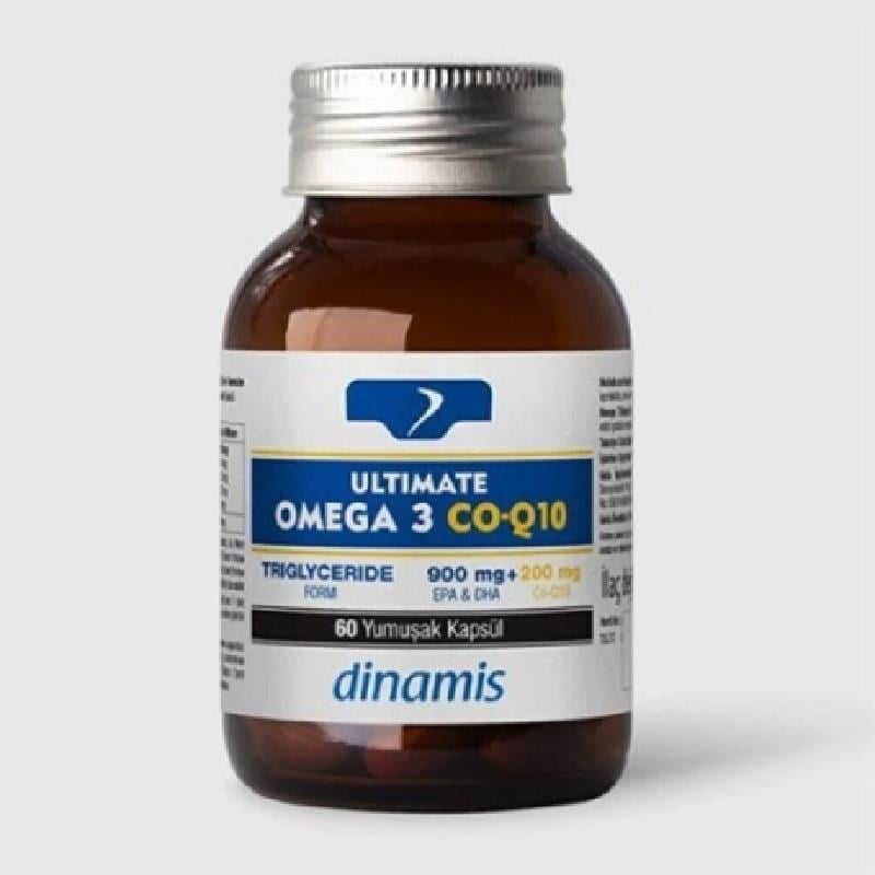 Dinamis Dinamis Ultimate Omega 3 Co-Q10 60 Yumuşak Kapsül