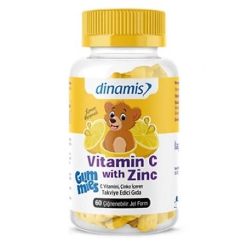 Dinamis Dinamis Vitamin C Cinko Gummies 60 Jel Kapsül