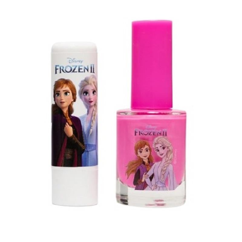 Disney Disney Frozen Lisanslı Dudak Koruyucu ve Oje Seti