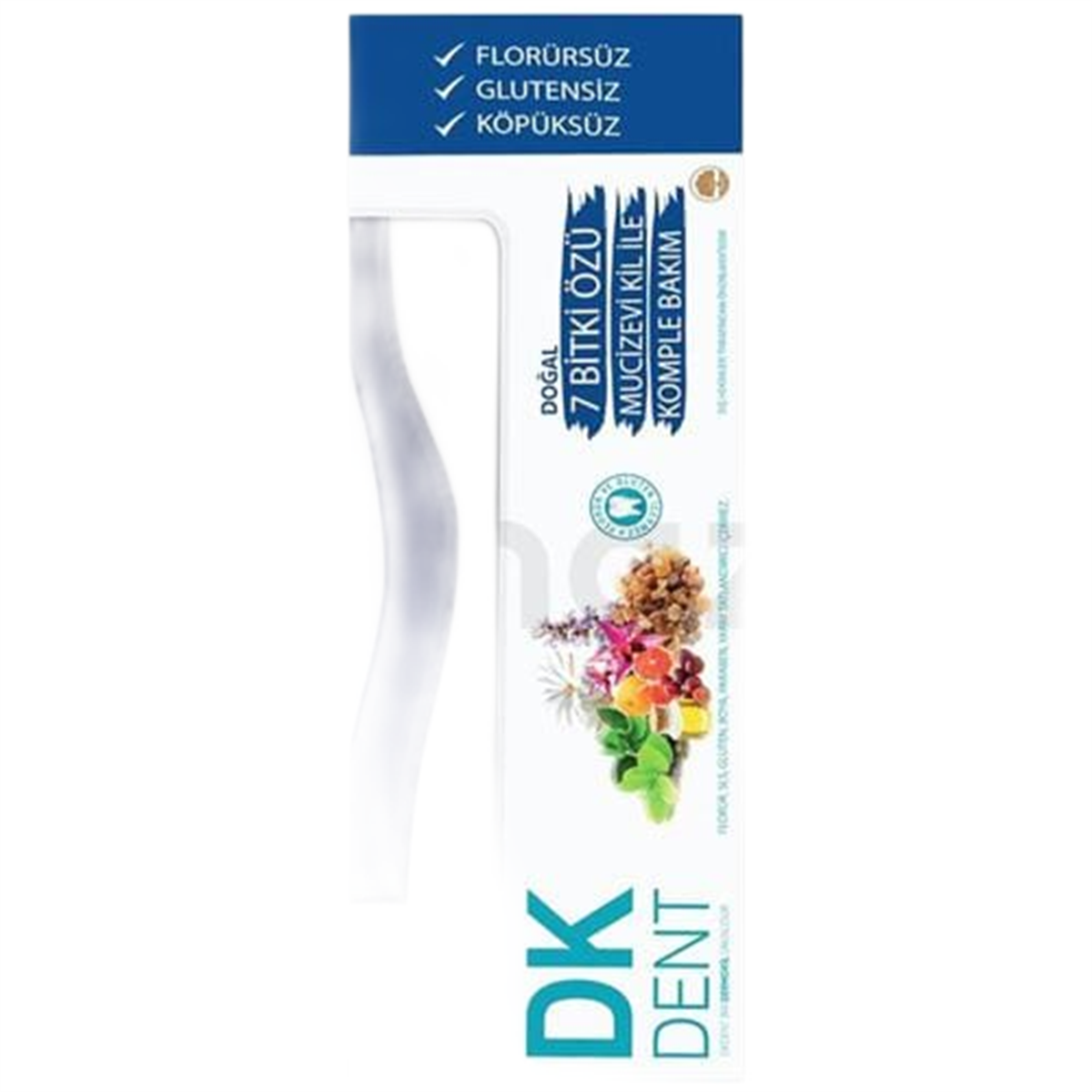 DK Dent DK Dent 7 Bitki Özlü Diş Macunu 75 ml - Diş Fırçası Hediyeli