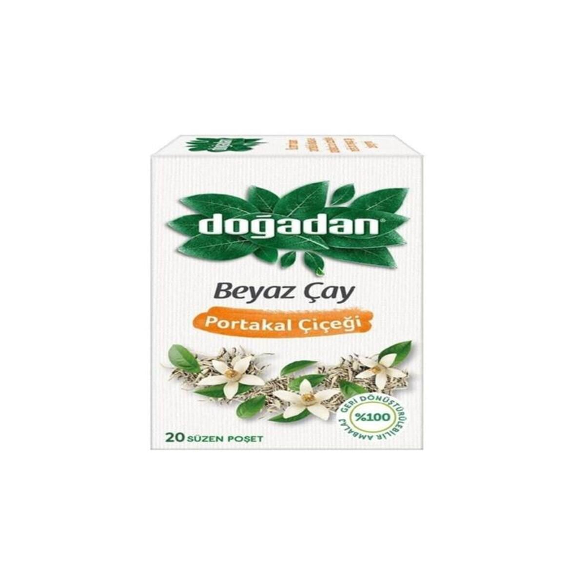 Doğadan Doğadan Beyaz Çay Portakal Çiçeği 18'li
