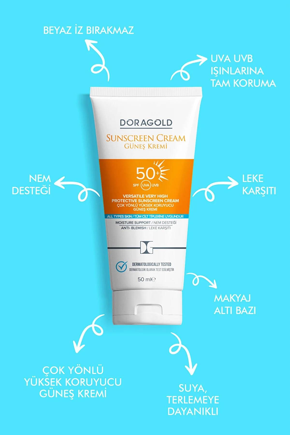 Doragold Doragold Güneş Koruyucu Krem SPF50 50 ml