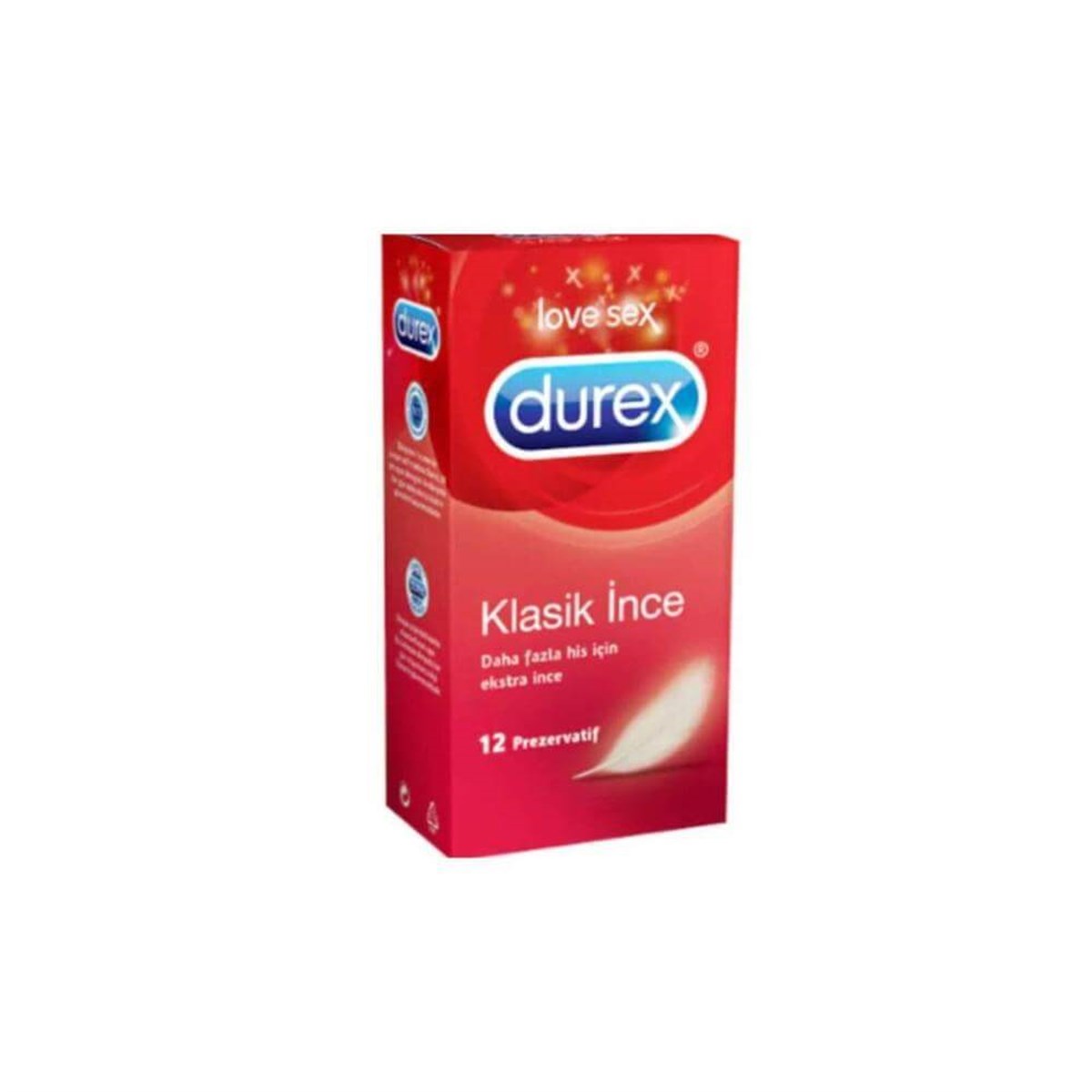 Durex Durex Klasik İnce Prezervatif 12'li