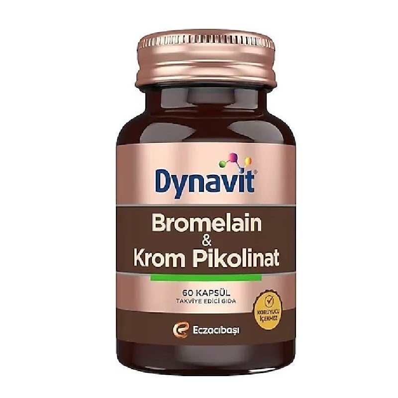 Dynavit Dynavit Bromelain Krom Pikolinat 60 Kapsül