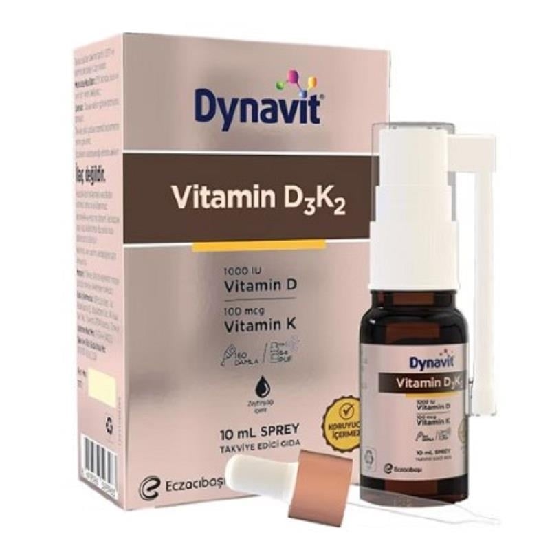 Dynavit Dynavit Vitamin D3K2 Sprey 10 ml