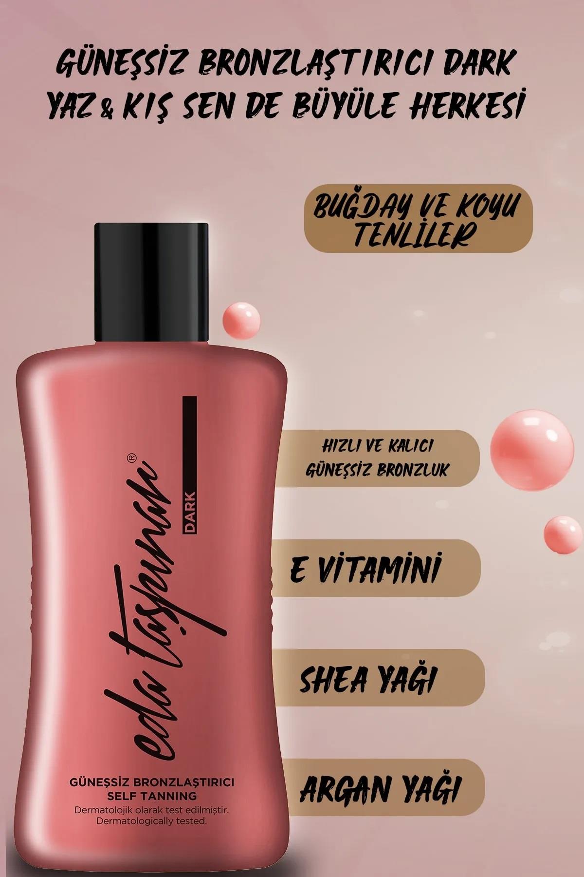 Eda Taşpınar Eda Taşpınar Güneşsiz Bronzlaştırıcı Self Tanning Dark 200 ml