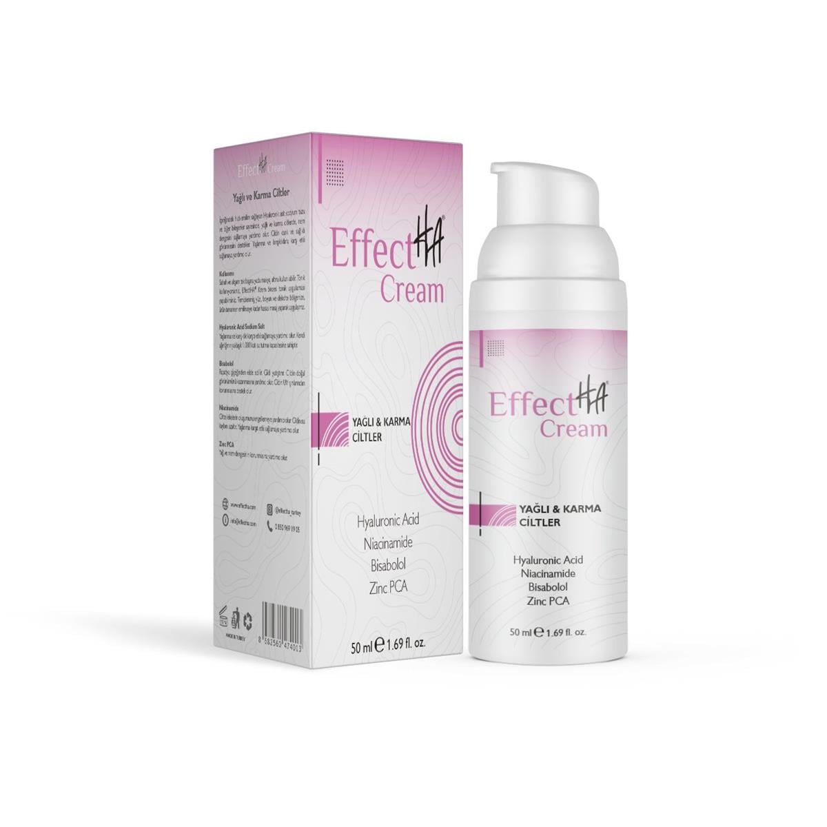 Effectha Effectha Yağlı & Karma Ciltler Anti-Aging Nemlendirici 50 ml