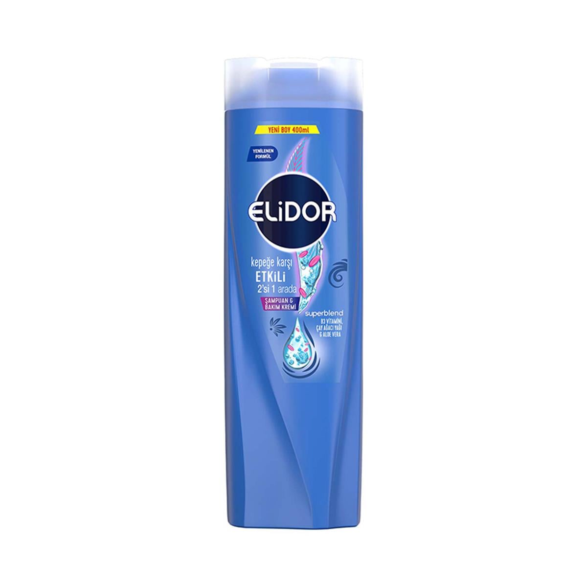 Elidor Elidor Superblend Kepeğe Karşi Etkili 2'si 1 Arada Şampuan & Bakım Kremi 400 ml