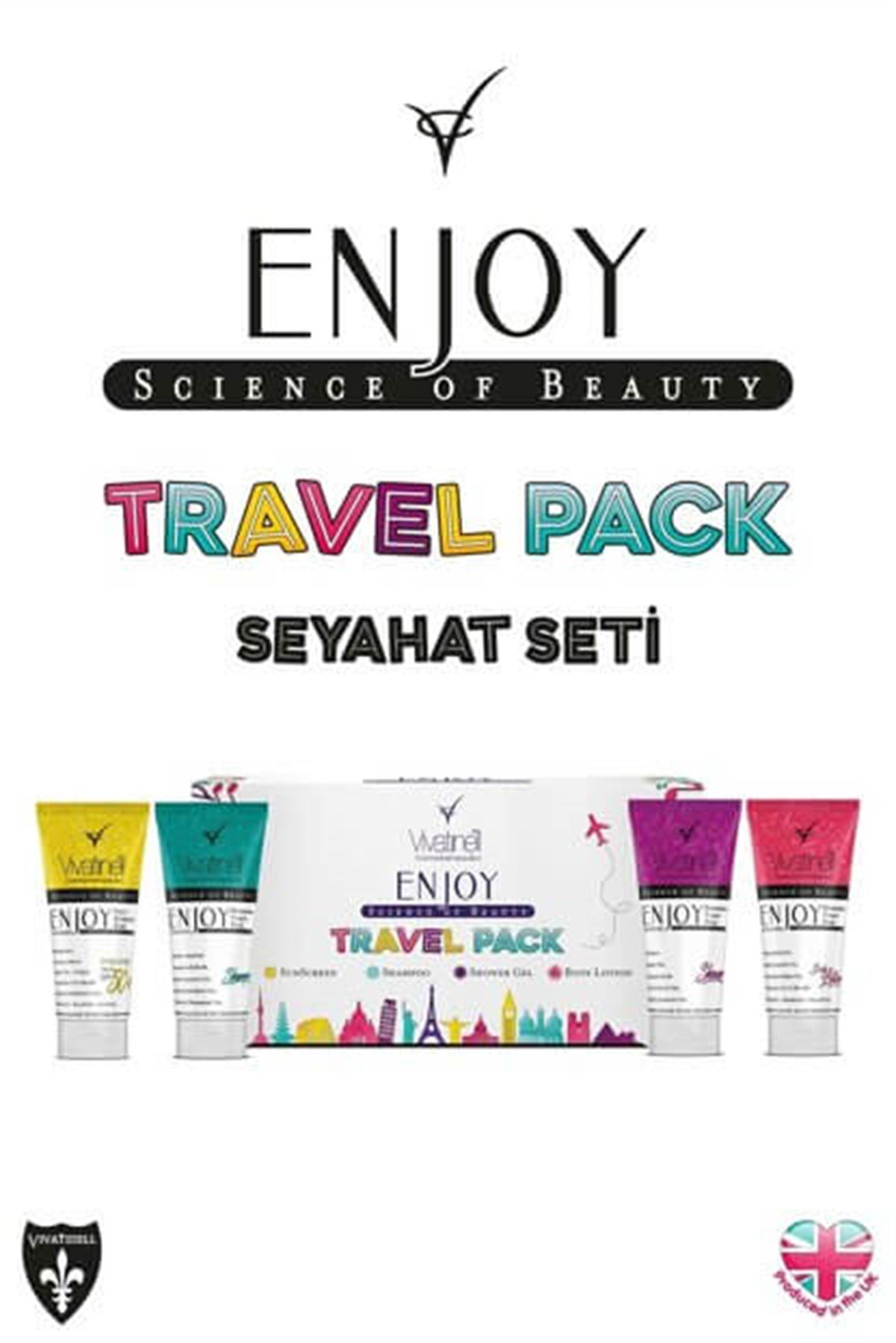 Enjoy Enjoy Travel Pack 4 x 100 ml Kofre