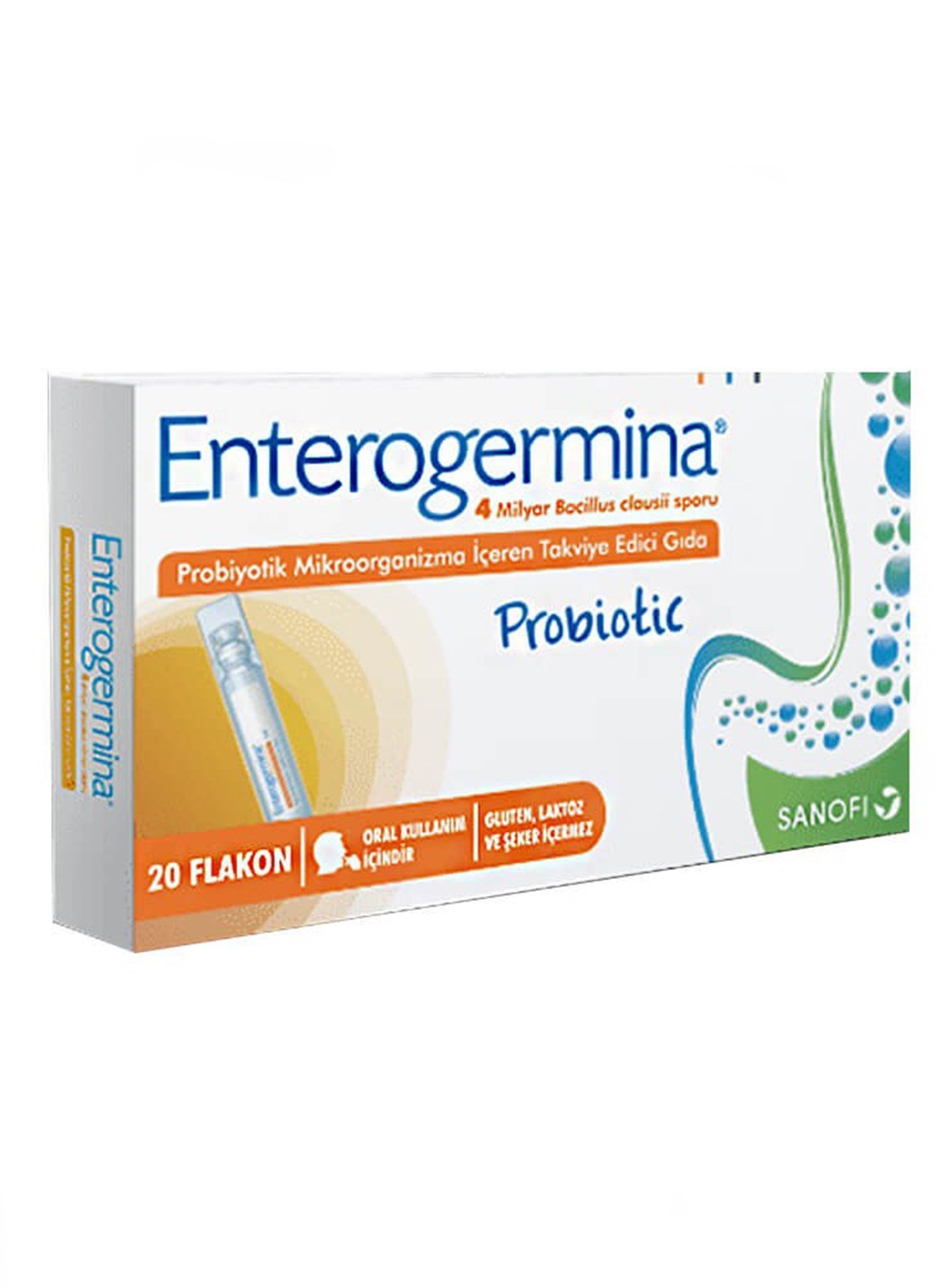 Enterogermina Takviye Edici Gıda 100 ml - 5 ml x 20 Flakon