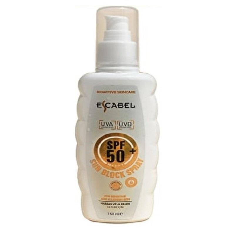 Escabel Escabel Sun Block Hassas ve Alerjen Ciltler İçin Güneş Kremi SPF50 150 ml