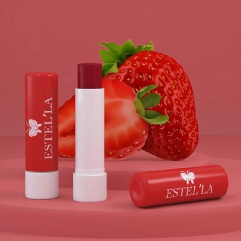 Estel'la Estel'la Yetişkin Dudak Koruyucu Lip Balm Çilek
