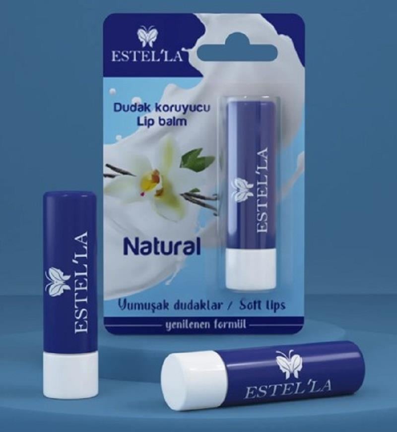 Estel'la Estel'la Yetişkin Naturel Dudak Koruyucu Lip Balm