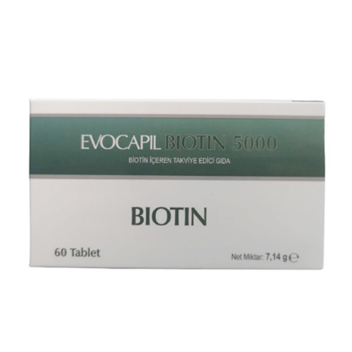 Evocapil Evocapil Biotin 5000 mg 60 Tablet
