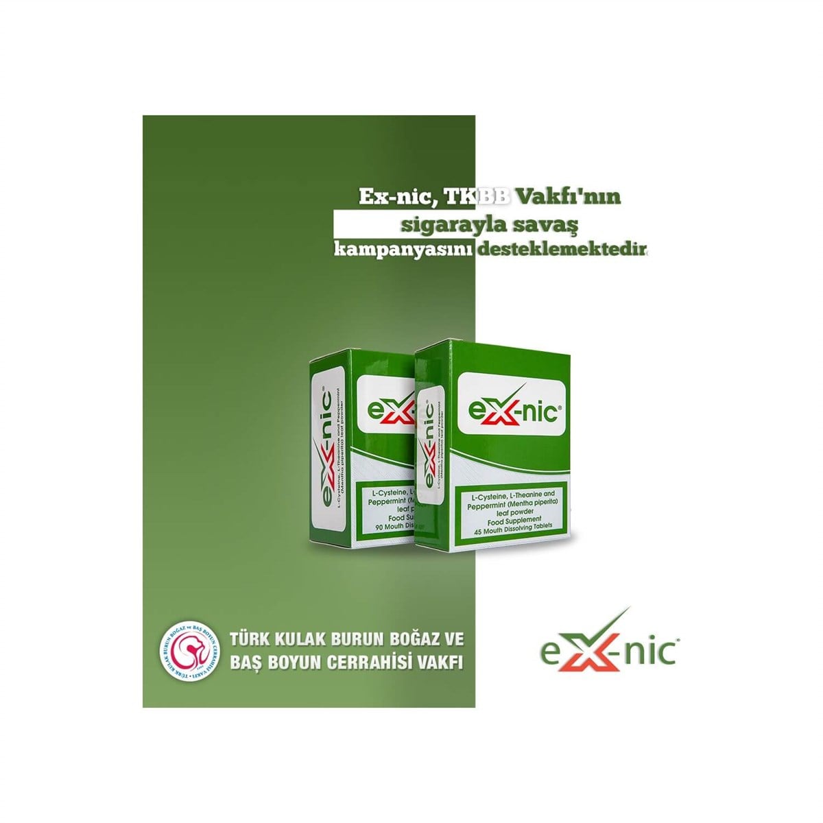 Ex-Nic Ex-Nic Takviye Edici Gıda 45 Tablet