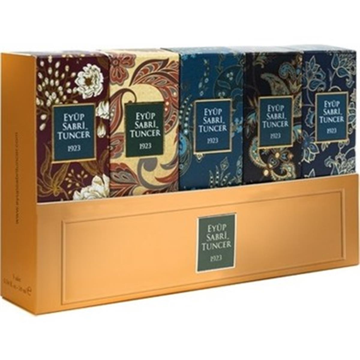 Eyüp Sabri Tuncer Eyüp Sabri Tuncer Özel Seri Cam Şişe Kolonya Seti 5 x 16 ml