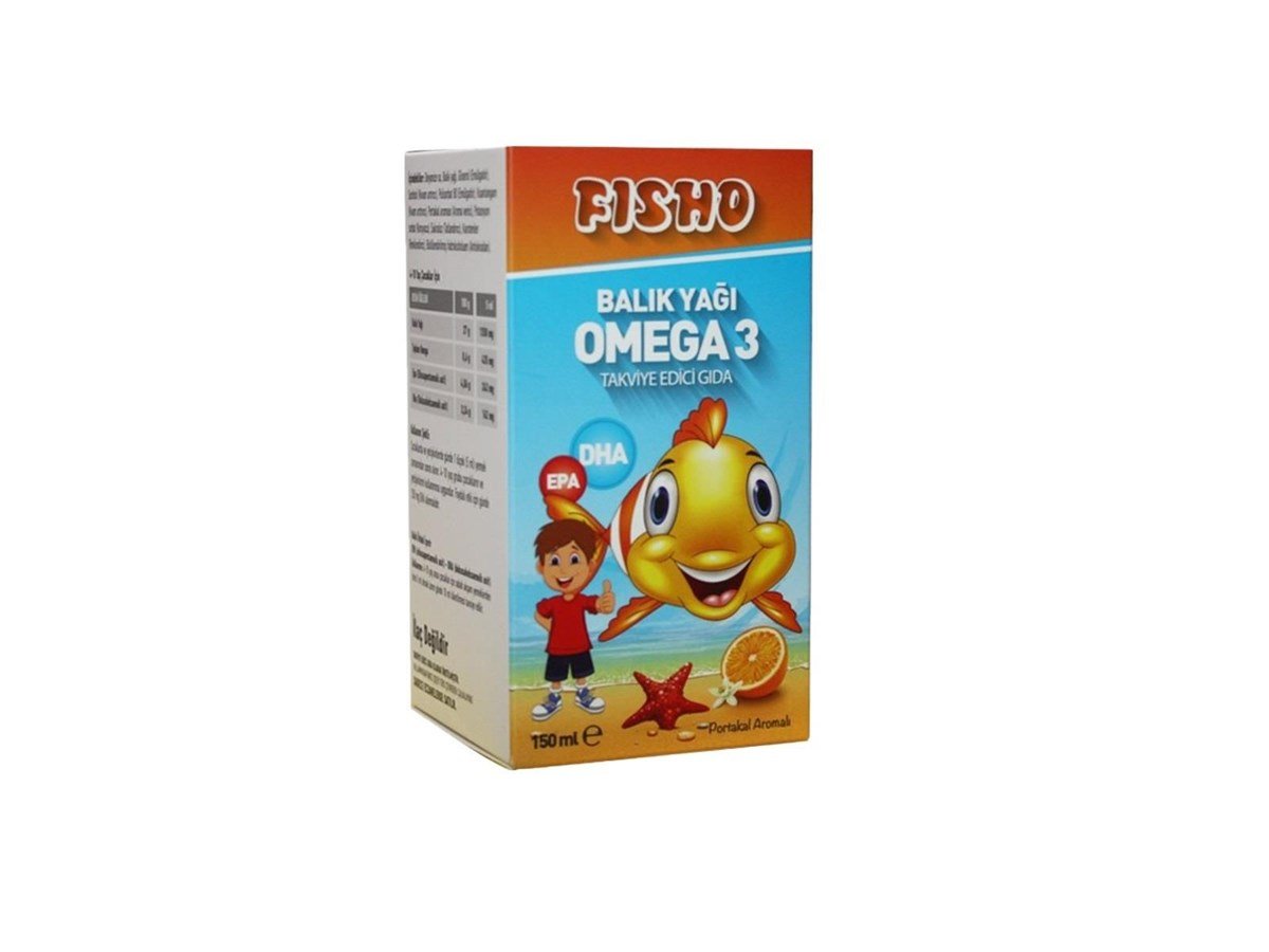 FİSHO Fisho Balık Yağı Şurubu 150 ml