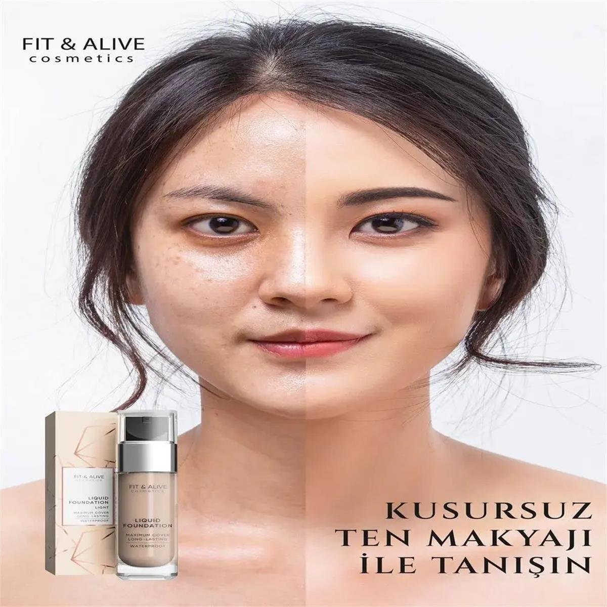 Fit & Alive Fit & Alive 101 Liquid Foundation Likit Fondöten 30 ml