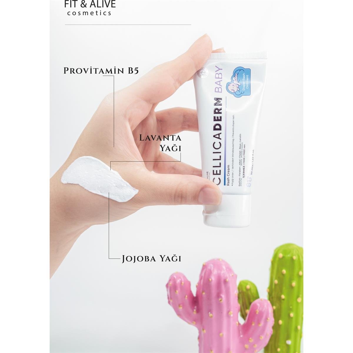 Fit & Alive Fit & Alive Cellicaderm Baby Bebek Pişik Kremi 50 ml